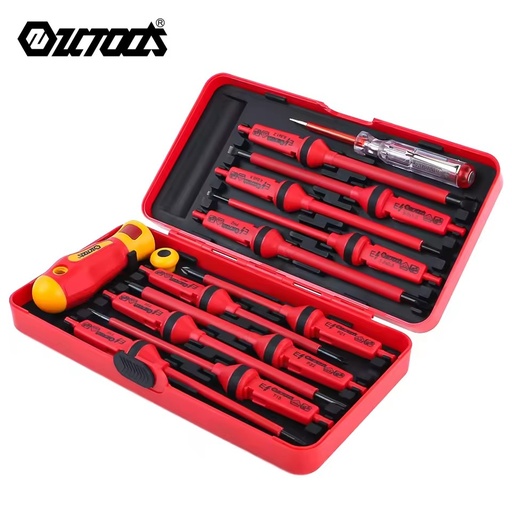 Qixin Supplier Customized Insulated Torque 13PCS Kit Repair VDE Screw Driver Screwdriver Set