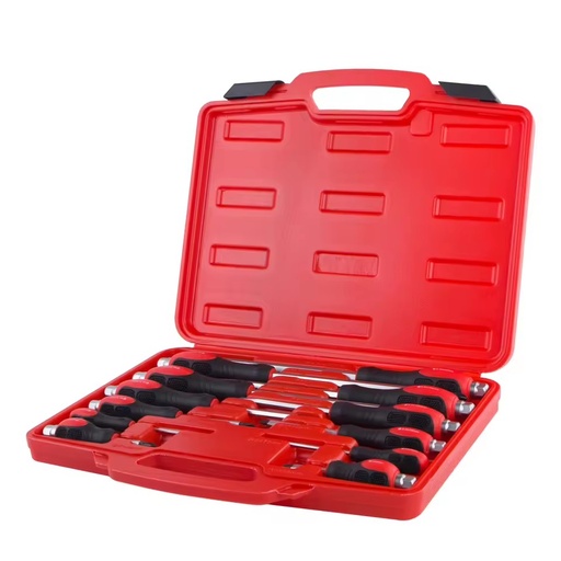 Qixin Factory Supply 8PC Strong Magnetic Torx Cr-v Steel Screwdriver Set OEM Comfortable Grip Screw Drivers Kit