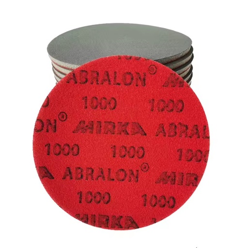 For MIRKA 6-Inch Resin Bonded Wood Sanding Disc Silicon Carbide Emery Foam Abrasive Pad Fine Grit Sanding Sponge