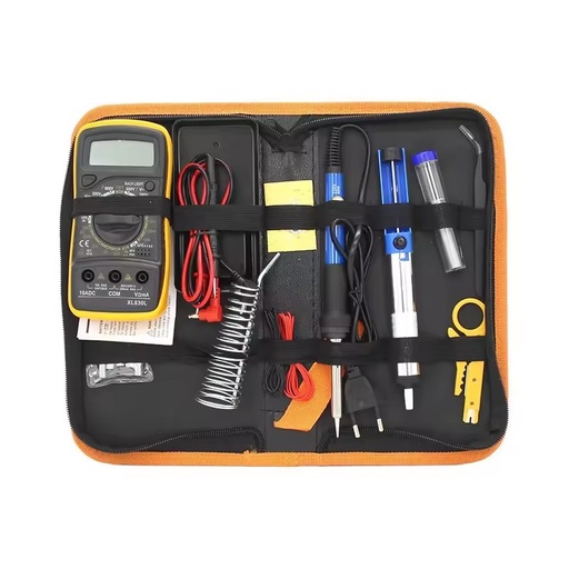 Adjustable 110v/220v Temperature Electric Soldering Iron Set 26 Sets of 60w with //EU Plug PLC for Welding Repair Tools