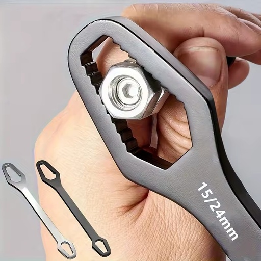 Factory Wholesale Universal Multi-functional Box Double-head Self-tightening 8-24MM Adjustable Wrenches in Stock