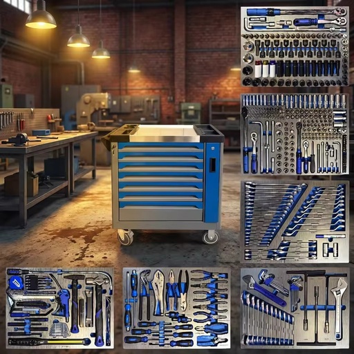 467Pcs Heavy Duty Carbon Steel Multifunctional Tool Kit Household Hand Tools for Auto Repair & Home Maintenance