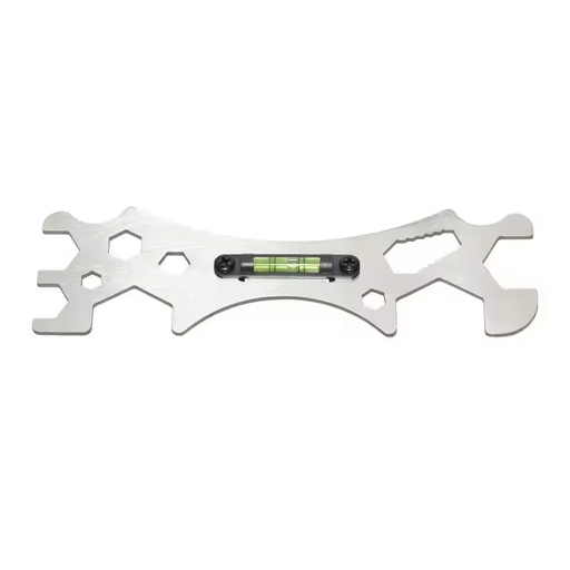 Special Bend Angle Wrench Tools with Leveler Shower Faucet Installation Bathroom Multifunctional Level Wrench Measuring Tool