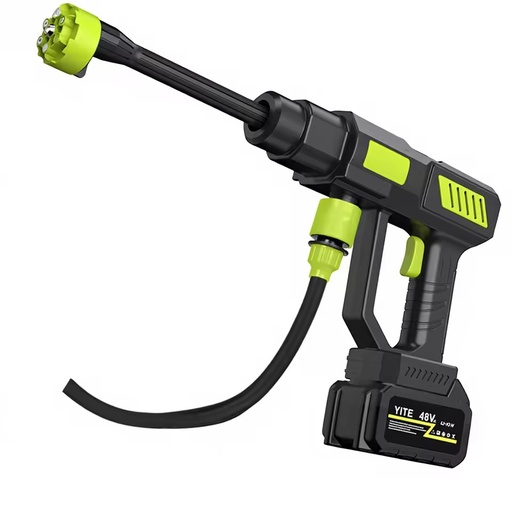 Jutien ODM Portable Powerful High Pressure 21V Lithium Cordless 300W Stainless Steel & Metal Car Washing Gun Foam Washer Machine