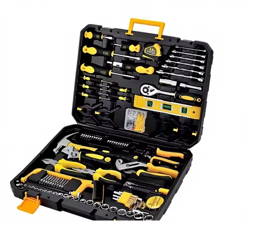 Factory Direct Multifunctional Household Tool Set Electrician Carpenter Hardware Repair Combination Toolbox 45 Gauge Steel