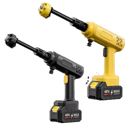 High-Power 1000W Electric Wireless Car Wash Machine Portable Household High-Pressure Water Gun Made of Durable ABS