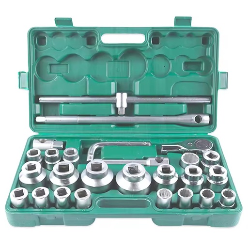 3/4" 1" Heavy Duty Socket Wrench Type and Chrome Vanadium Material 21pcs Deep Socket Wrench Tool Set