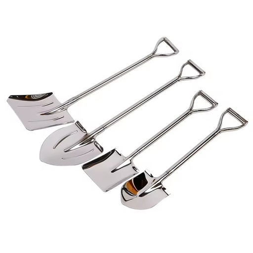 Stainless Steel Garden Shovel Conjoined Spade Wholesale For Agricultural Farming Gardening Outdoor Heavy Duty Use