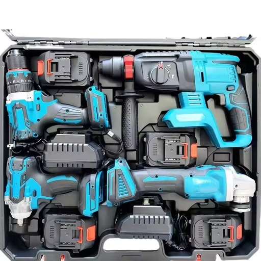 Big Discount Available Sales for MKT Combo Power Tools 4 Kits Tool Set 20v Volt Cordless Drills Battery DIY