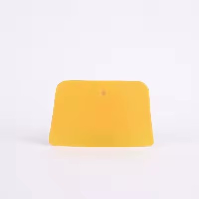Custom Design Vinyl Wrap Yellow Plastic Felt Squeegee Car Wrap Tool Scraper