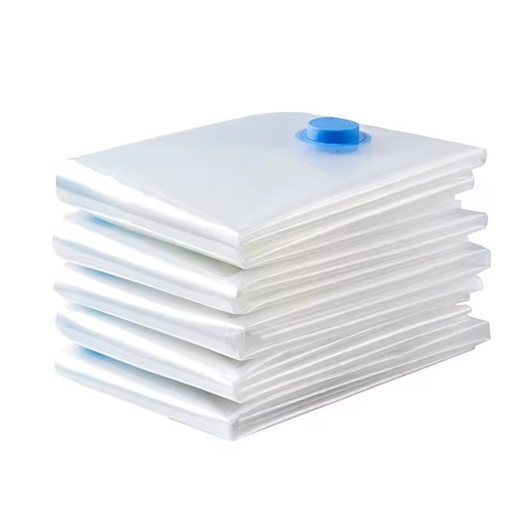 Space Saver Vacuum Bags - Extra Thick Compression Storage for Seasonal Clothes, Travel & Moving (Large/Small Set)