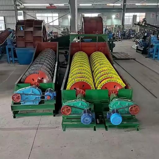 The high-efficiency and energy-saving spiral sand washing machine with an AC motor has a long service life.