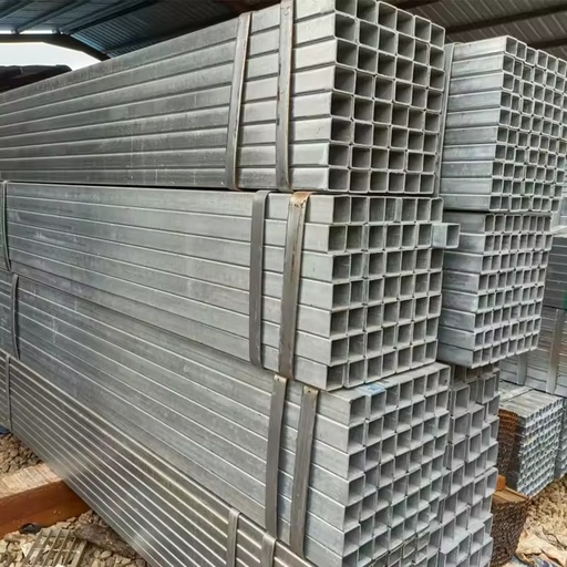 40 X 20 X 0.8mm Q235 Galvanized Square Steel Pipe Square Iron Steel Tube 20x20x1.6