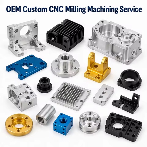 OEM Custom CNC Milling Machining Service for Precision Anodized Aluminum and Stainless Steel Parts Manufacturer