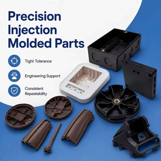 Plastic Injection Molding Service Custom ABS PC Nylon POM PEEK PP Enclosure Housing Overmolding Insert Molding OEM Factory