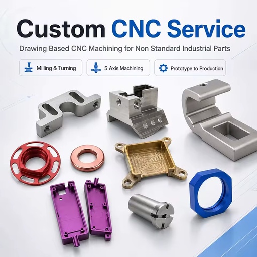 OEM CNC Service One-stop Precision Machining for Custom Steel Aluminium Stainless Steel Turning Milling Parts with Fast Delivery