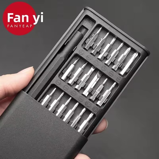 Free Shipping Industrial Grade 24-Piece Computer Screwdriver AA1V50 Multifunctional Set Insulated Magnetic Design for Repair