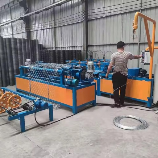 Automatic Double Wire Chain Link Fence Wire Mesh Machine