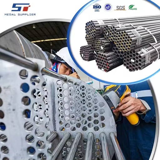 Cold Drawn Seamless Carbon Steel Heat Exchanger Tube ASME SA210 SA213 for Condenser / Superheater