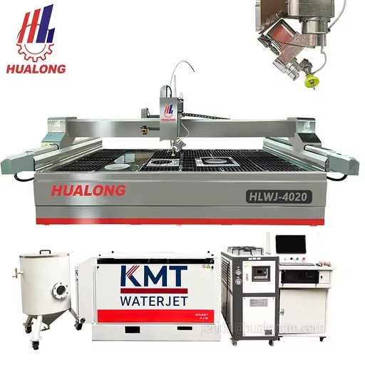 Stonemachinery HLRC-4020 CNC KMT Water Jet Stone Cutter Cutting Machine for Marble Granite Ceramic Tile