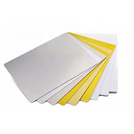 150*200mm 200*300mm 300*400mm 400*600mm Heat Transfer Aluminum Plate Metal Photo Print Glossy White Silver Gold 1mm Thickness