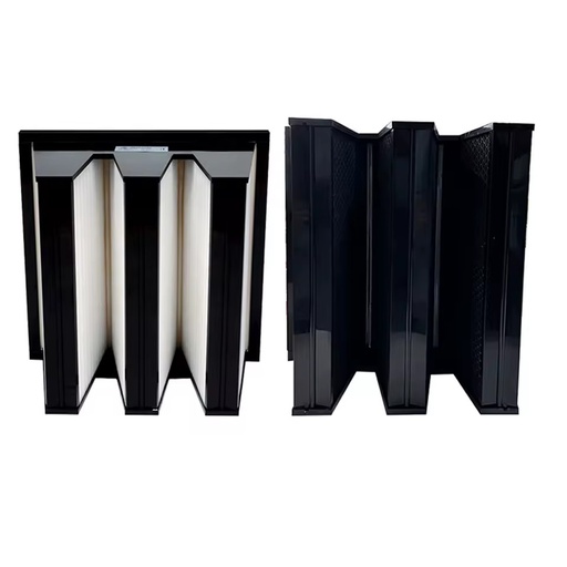 Good Price F9 H10 H11 H12 H13 H14 Hepa Filter 592x592x292 490x490x292 W-Type Filter v Bank Filter
