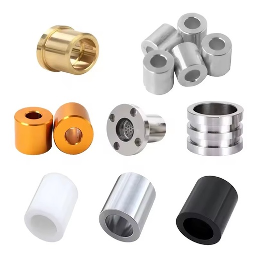 Differential Mount Pin Bushings Alloy Steel Brass Anodized Silver Finish Custom OEM CNC Turned Precision Tolerance +/-0.002mm