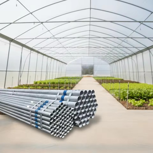 Q195 Hot Galvanized Steel Pipe for Agricultural Greenhouse and Farm Structure Diameter 20mm to 50mm Thin Wall Easy Installation