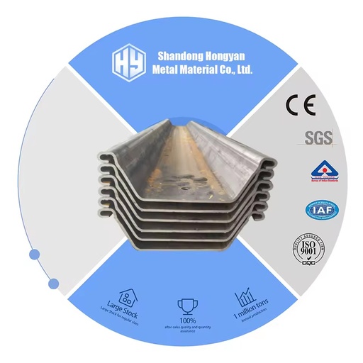 Wholesale Q235B Q345 Q345b S275 S355 Hot Rolled Steel Sheet Pile