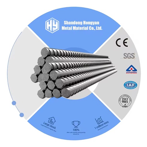 Building Construction Concrete A500 B500b 20mm Concrete Iron Rod 8mm 10mm 12mm 16mm 32mm 36mm Steel Rebar