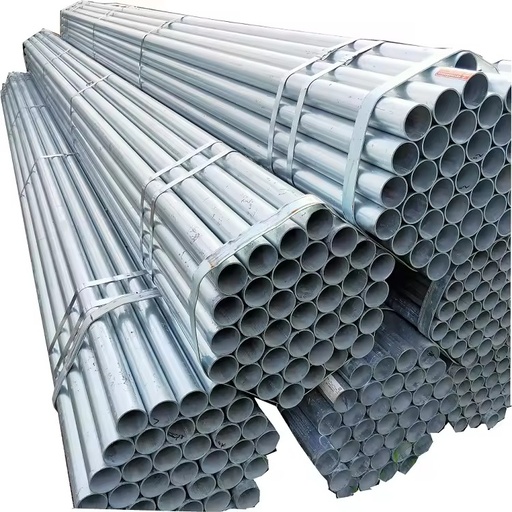 Hot Dipped Galvanized Round Steel Pipe GI Tube for Construction Greenhouse Scaffolding ASTM A53 BS1387