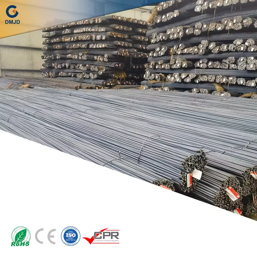 For Construction 10 12 16Mm Concrete Price Ribbed Iron Reinforcing Iron Construction Rebar Steel Bar Rolls