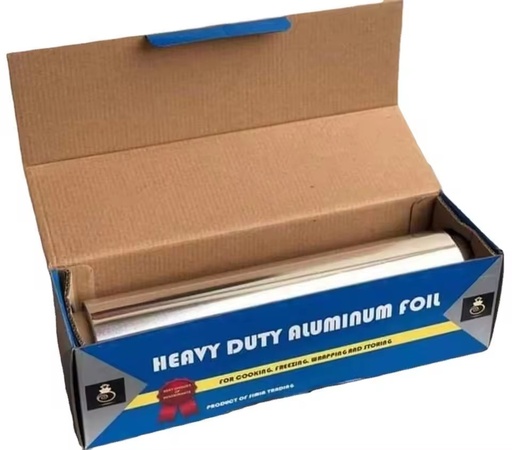 Aluminum Foil Roll 18 Inch X 500 ft 12"x1000 Standard Kitchen Use Food Grade AA Soft Temper 0.009-0.2mm Thickness