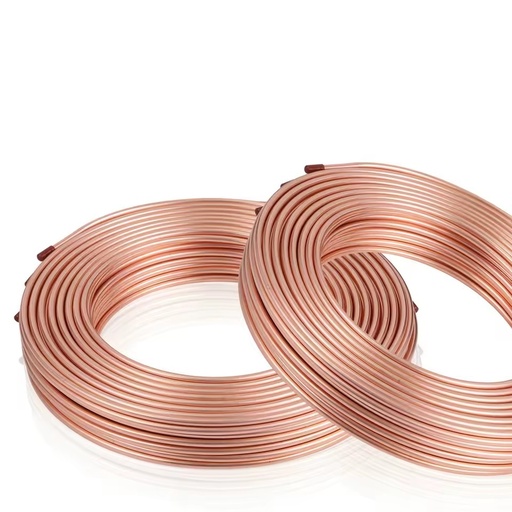 Manufacture Pancake Coil Capillary Copper Coil Copper Tube High Quality Refrigeration air Conditioner Connecting Copper Pipe