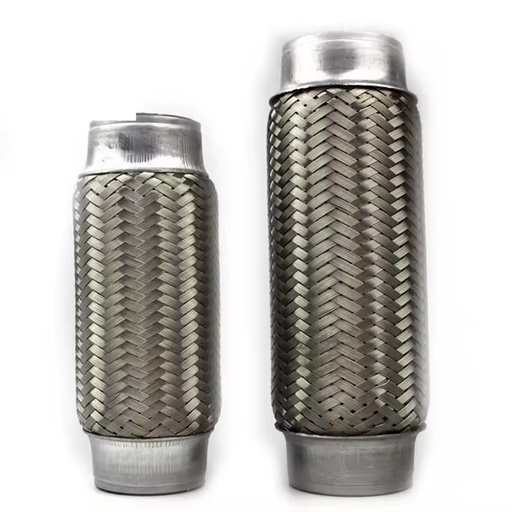 Stainless Steel Wire Braided Muffler Exhaust Pipe Cutting Oil/Pressure/Weather Resistant Customizable Length for Exhaust System