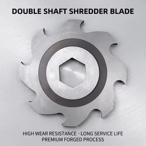 Double Shaft Scrap Shredder Blades Knives High Hardness Wear Resistant for Plastic Rubber Scrap Recycling Custom Sizes