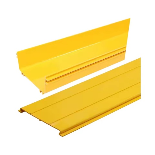 Fiber Optic Raceway PVC Horizontal Closed Fiber Channel Cable Trunking Tray Optic Raceway