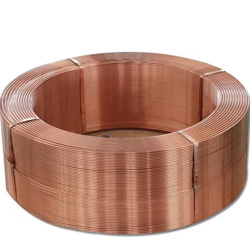C12200 Pancake Copper Coil Pipe 5/8" 3/4" 7/8" Red Grade Straight Copper Tube with Square Pattern for Refrigeration