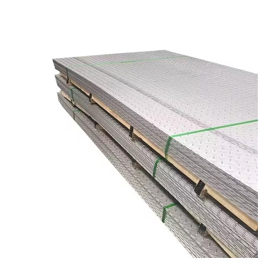 201 304 316 Stainless Steel Sheet Embossed Chequer Pattern Floor Checker Plate 5mm Thickness for Bending Cutting Welding