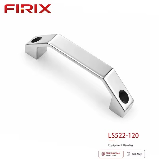 LS520-120 Industrial Stainless Steel Hexagonal Pull Handle for Cabinets Doors & Heavy Machinery