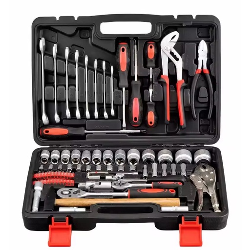 2021 Popular 94 Pcs Mechanical Tools Drive Rotator Ratchet Handle Wrench Socket Tool Set