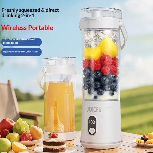 New Wireless Portable Household Juicer with USB Charging and Small Design