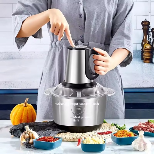 Meat Grinder SPOUNR Dingsheng Tifanlang Multifunctional Stainless Steel Fully Automatic Push-button Control Multiple Mixing