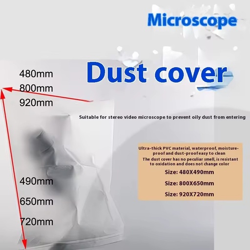 Wholesale 920X720mm Dust Protection Cover for Microscopes OEM Customizable Prevents Lampblack from Entering Labs