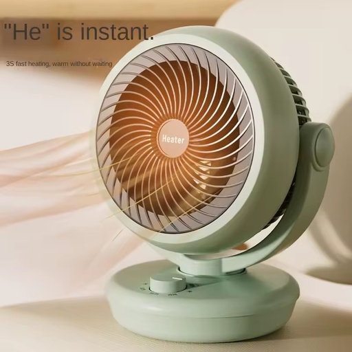 Small Sun Heater Household Energy Saving Electric Heating Fan Bathroom Quick Heating Cooling Warming Manual Control