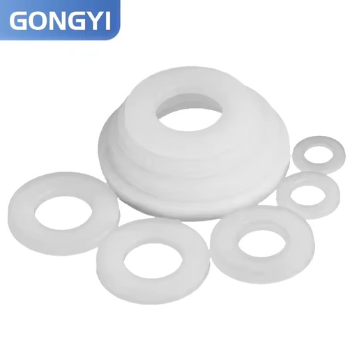 Factory Wholesale White M2 Nylon Gasket Insulation Wear-resistant Flat Pad Round Plastic Hard Plastic Ultra-thin Gasket
