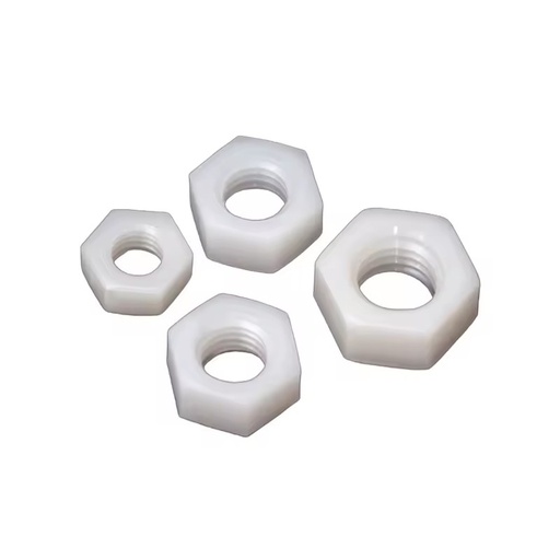 Hot Selling High Quality White Plastic Nut Nylon Hex Nut M10 Nut Protective Cap Nylon Cap