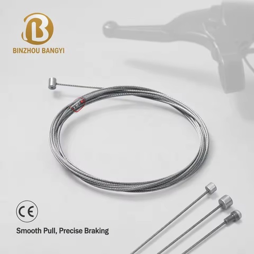 High Tensile Steel Wire Rope for MTB Brake Systems - Smooth Pull Precise Control for Professional Cycling