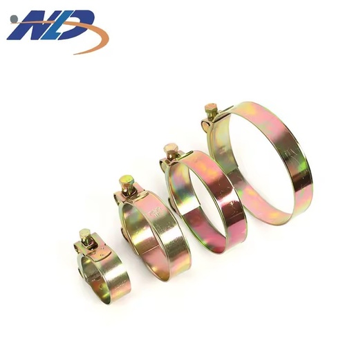 NLD High Pressure 304 316 Stainless Steel European Type 22-25mm Single T-Bolt Hose Clamp