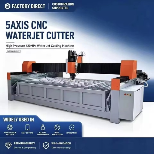 Waterjet Cutting Machine 8001000mm cold cutting no heat deformation cuts acrylic rubber glass small metal sheets